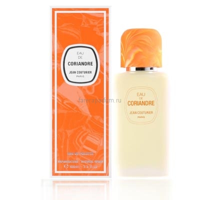 eau de coriandre jean couturier