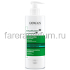 VICHY DERCOS Интенсивный шампунь-уход против перхоти для нормальных и жирных волос, 390 мл
