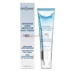 Levissime Advanced ultra protector daily cream Солнцезащитный крем-гель для лица с SPF50 50 мл.