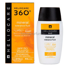 Heliocare 360º Mineral Tolerance Fluid Sunscreen SPF 50 Солнцезащитный минеральный флюид с SPF 50 для чувствительной кожи 50 мл., изображение 2