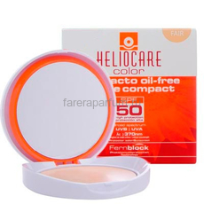 Heliocare Color Oil-Free Compact SPF 50 Sunscreen Fair Крем-пудра компактная с SPF 50 для жирной и комбинированной кожи (светлый натуральный) 10 гр.