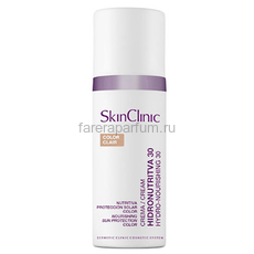 SkinClinic Hydro-Nourishing cream 30 Color Clair Крем гидро-питательный с тонирующим эффектом SPF30 (светло-бежевый) 50 мл.