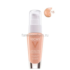 VICHY LIFTACTIV Flexilift тональный крем с эффектом лифтинга, тон 15, 30 мл, Средства: Крем, Тон: Тон 15, изображение 2