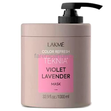 Lakme Refresh Violet Lavender Маска для обновления цвета фиолетовых оттенков волос 1000 мл., Средства: Маска, Обьём: 1000 мл.