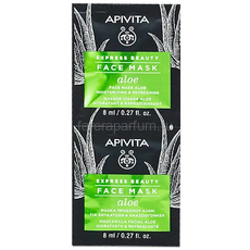Apivita Увлажняющая и освежающая маска для лица с Алое 2*8 мл.