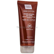 MartiDerm Hair System Шампунь против выпадения волос "Анти-эйдж" 200 мл.