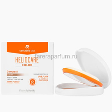 Heliocare Color Oil-Free Compact SPF 50 Sunscreen Light Крем-пудра компактная минеральная SPF 50 для сухой и нормальной кожи (натуральный) 10 гр.