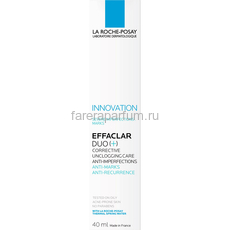 La Roche-Posay Effaclar DUO(+) Корректирующий крем-гель для проблемной кожи 40 мл., изображение 3
