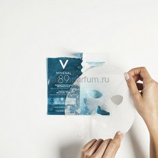 VICHY MINERAL 89 Экспресс-маска на тканевой основе из микроводорослей, 29 мл., изображение 3