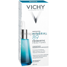Vichy Mineral 89 Probiotic Fractions Укрепляющая и восстанавливающая сыворотка-концентрат 30 мл., изображение 4