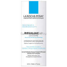 LA ROCHE-POSAY ROSALIAC UV Legere Увлажняющая эмульсия для кожи, склонной к покраснениям SPF15, 40 мл, изображение 3