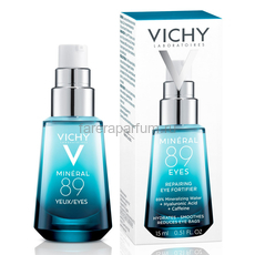VICHY MINERAL 89 Восстанавливающий и укрепляющий уход для кожи вокруг глаз, 15 мл, изображение 3