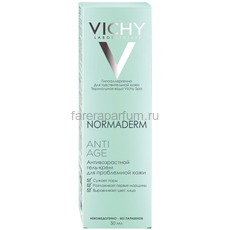 VICHY NORMADERM ANTI-AGE Крем-гель для проблемной кожи с первыми признаками старения, 50 мл, изображение 2