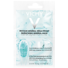VICHY MINERAL MASKS Минеральная успокаивающая маска с витамином B3 2х6 (саше)