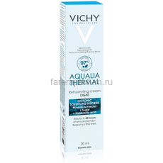VICHY AQUALIA THERMAL Крем увлажняющий легкий для нормальной кожи, 30 мл, Средства: Крем, Обьём: 30 мл., изображение 2
