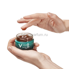 VICHY SLOW AGE Восстанавливающий ночной крем и маска для интенсивной оксигенации кожи, 50 мл, изображение 3