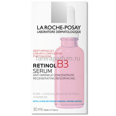 LA ROCHE-POSAY RETINOL B3 Serum интенсивная сыворотка против глубоких морщин, для выравнивания цвета лица и текстуры кожи, 30 мл, изображение 2