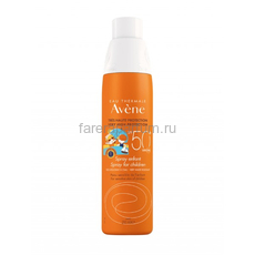 Avene Детский солнцезащитный спрей SPF 50+ для чувствительной кожи 200 мл.