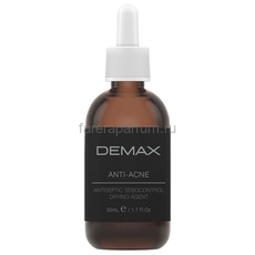 Demax Anti-Acne Antiseptic Sebocontorl Dryning Agent Антисептическая присушка "Анти-акне" 50 мл.