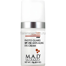 M.A.D Skincare Photo Guard SPF 20 Anti Aging Eye Cream, Антивозрастной крем для глаз с защитой SPF 20 15 гр.