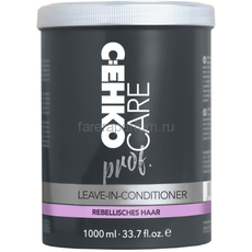 C:EHKO CARE prof. Несмываемый кондиционер для жестких и непослушных волос, 1000 мл, Средства: Несмываемый кондиционер, Обьём: 1000 мл