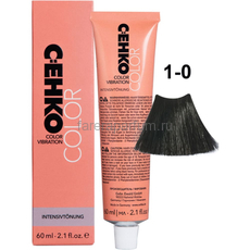 C:ENKO Color Vibration Крем тонирующий для волос, 60 мл, Средства: Крем-краска, Обьём: 60 мл., Цвет: 1/0 черный