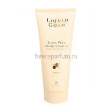 Anna Lotan Liquid Gold Long Way Massage Cream Oil Золотое крем-масло для массажа 200 мл.
