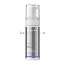 Lamar Clean Pores Foam Пенка для умывания поросуживающая c АНА-кислотами и цинком 150 мл.