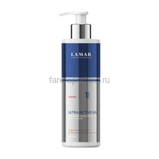 Lamar Ultra Active Gel Гель для дезинкрустации лица с алоэ и мятой 400 мл.