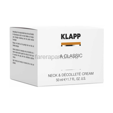 Klapp A Classic Neck & Decollete Cream Крем для шеи и декольте 50 мл., изображение 2