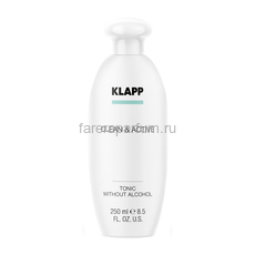 Klapp Clean & Active Tonic Without Alcohol Тоник без спирта 250 мл.