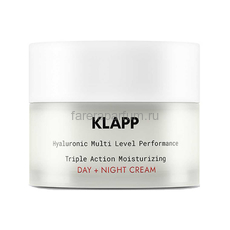 Klapp Hyaluronic MLP Balance Action Moisturizing Day + Night Cream Увлажняющий крем День-Ночь 50 мл.