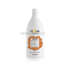 Yellow YE REPAIR SHAMPOO Реконструирующий шампунь для повреждённых волос 1500 мл., Средства: Шампунь, Обьём: 1500 мл.