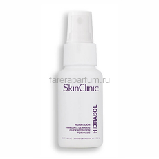 SkinClinic Hidrasol Гидрасол увлажняющий лосьон-спрей для рук с растительными экстратами и гиалуроновой кислотой 50 мл.