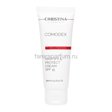 Christina Comodex Матирующий защитный крем SPF15 75 мл., Средства: Крем, Обьём: 75 мл.