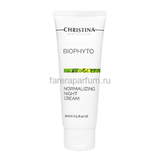 Christina Bio Phyto Нормализующий ночной крем 75 мл., Средства: Крем, Обьём: 75 мл.