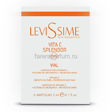 Levissime Vita C Vials + GPS Комплекс с витамином С и протеогликанами 6 * 3 мл.