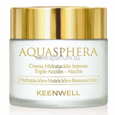 Keenwell Aquasphera Ночной интенсивно увлажняющий крем тройного действия 80 мл.