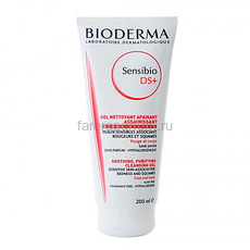 Bioderma Сенсибио DS+ Очищающий гель 200 мл.