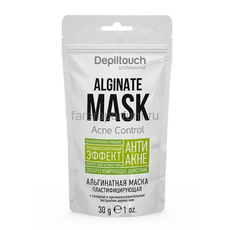 Depiltouch Альгинатная маска с солодкой и противовоспалительным экстрактом ним 30 гр.