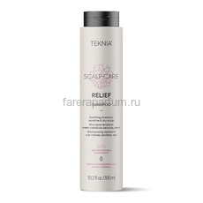 Lakme Teknia Шампунь Relief Мицеллярный бессульфатный успокаивающий для сухой и чувствительной кожи головы 300 мл., Средства: Шампунь, Обьём: 300 мл.