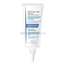 Ducray Кертиоль P.S.O.  Концентрат для местного применения против шелушения кожи 100 мл.