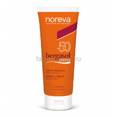 Noreva Бергасол Эксперт Минеральный крем SPF50 40 мл.