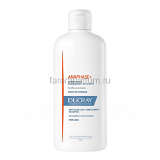 Ducray Анафаз+ Шампунь для ухода за ослабленными выпадающими волосами 400 мл., Средства: Шампунь, Обьём: 400 мл.