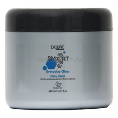 DEWAL Cosmetics Маска SMART CARE Everyday Gloss Shiny Mask  для ежедневного блеска волос 500 мл, Средства: Маска, Обьём: 500 мл