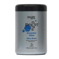 DEWAL Cosmetics Маска SMART CARE Everyday Gloss Shiny Mask  для ежедневного блеска волос 1000 мл, Средства: Маска, Обьём: 1000 мл.