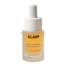 Klapp Niacinamide Triple Action Refine Концентрат для лица 15 мл.
