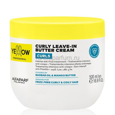 Yellow Ye Curly Leave-In Butter Cream Увлажняющее несмываемое крем-масло для кудрявых и вьющихся волос 500 мл.