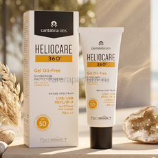 Heliocare 360º Gel Oil-Free Dry Touch SPF50 Sunscreen Солнцезащитный гель с SPF50 50 мл.