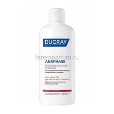 Ducray Anaphase Шампунь против выпадения волос усиливающий фиксацию корней 400 мл., Средства: Шампунь, Обьём: 400 мл.